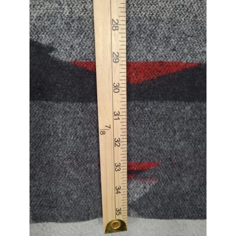Vintage Northern Isles‎ A Line Button UP Skirt Sz 6 Aztec Pattern Wool Blend NWT